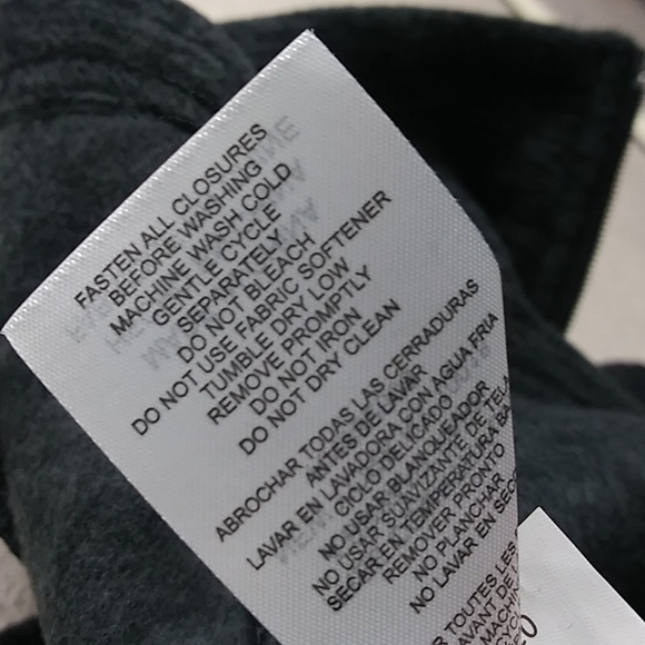 Free Country Microtech Fleece Black Gray Funnel Neck Long Sleeve 1/4 Zip Jacket - Picture 11 of 15